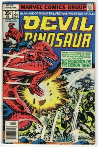 Devil Dinosaur #7 ORIGINAL Vintage 1978 Marvel Comics Jack Kirby 