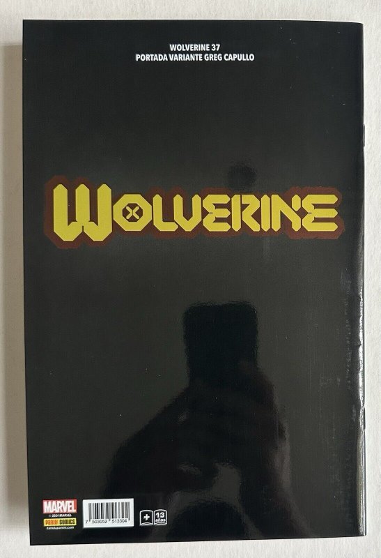(2024) WOLVERINE #37 La Mole Exclusive Mexican Foil GREG CAPULLO Variant Cover!
