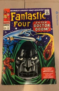 Fantastic Four #57 (1966)Enter Dr Doom silver surfer the wuzard Fn+