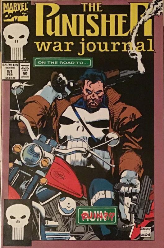 PUNISHER WAR JOURNAL MARVEL VOL.1 #50,51,53,55,56,58ALL UNREAD NM