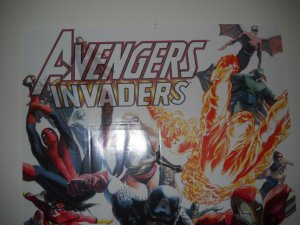 2008 AVENGERS AND INVADERS POSTER 24 X 36  VF/NM