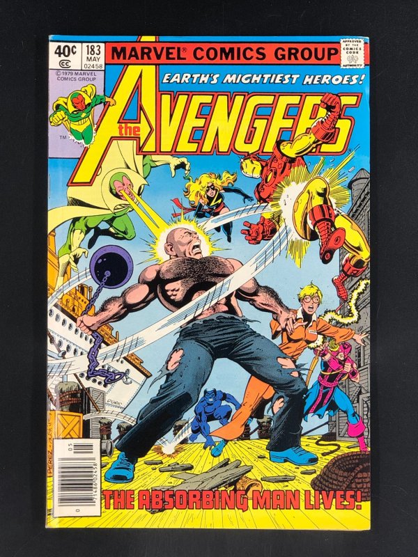 The Avengers #183 (1979) Ms. Marvel Joins the Avengers