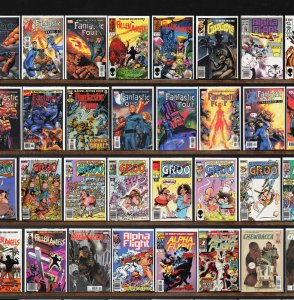 Huge Lot 150+ Comics with Alpha Flight, Fantastic Four, Fallen Angels & More!