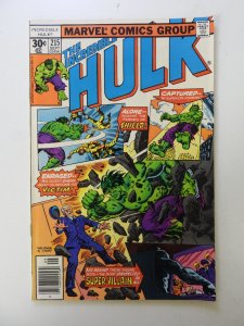 The Incredible Hulk #215 (1977) VF- condition