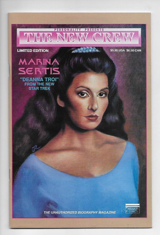 Star Trek Troi New Crew Marina Sertis #7 - Diamond Ltd Ed #182/500 (1992) - VF