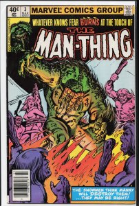 Man-Thing #3 Newsstand Edition (1980) Man-Thing