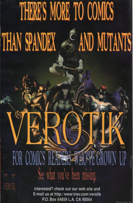 Verotika #15 (1997)Adult Comic Book Verotik Grade VF- 7.5