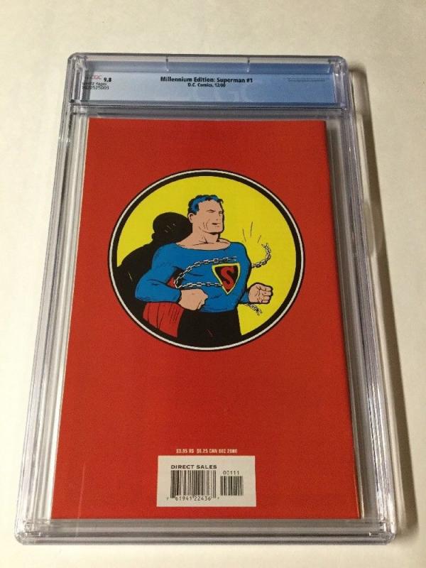 Millennium Edition Superman 1 Cgc 9.8 White Pages