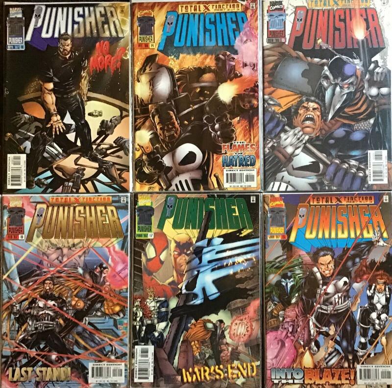 PUNISHER (3RD SERIES 1996) MARVEL #13-18 SEE DESCRIPTION ALL NM CONDITION