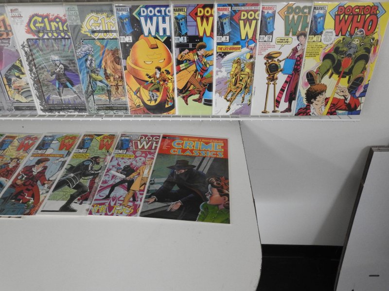 Huge Lot 130+ Comics W/ Spider-man, Superman, Dr. Who+ Avg VF Condition!