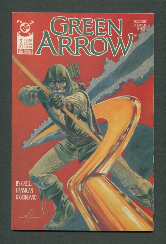 Green Arrow #3  / 7.5 VFN-  /  April 1988