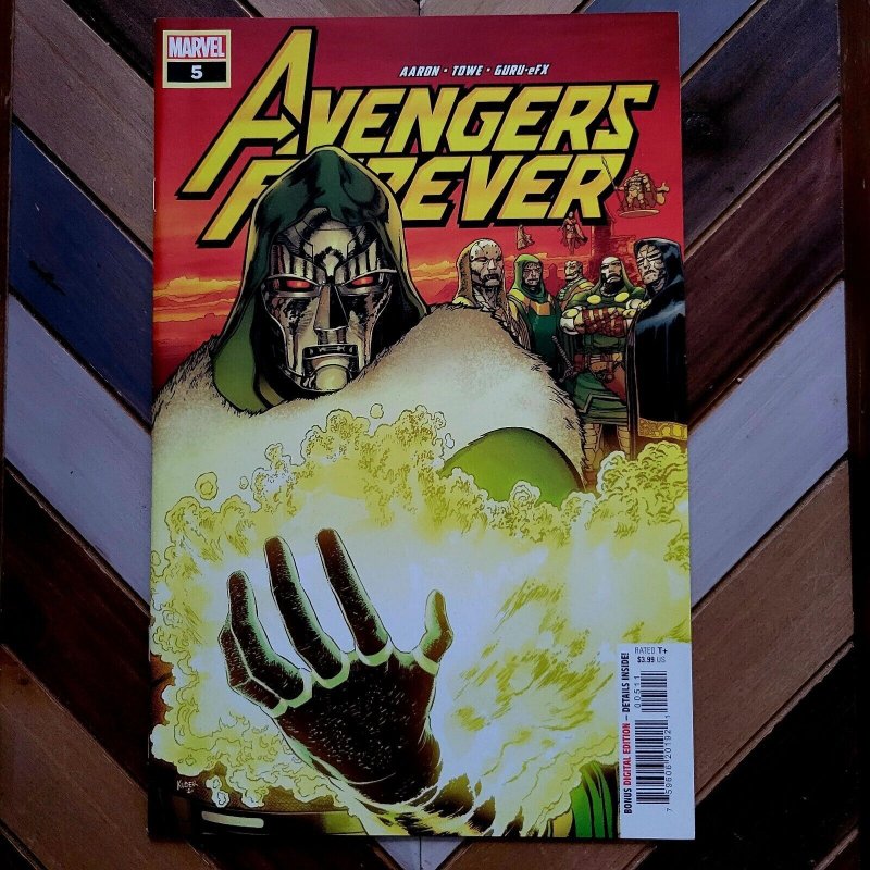 AVENGERS FOREVER #5 NM (Marvel 2022) DOOM the Living PLANET & MAN-THING Avengers