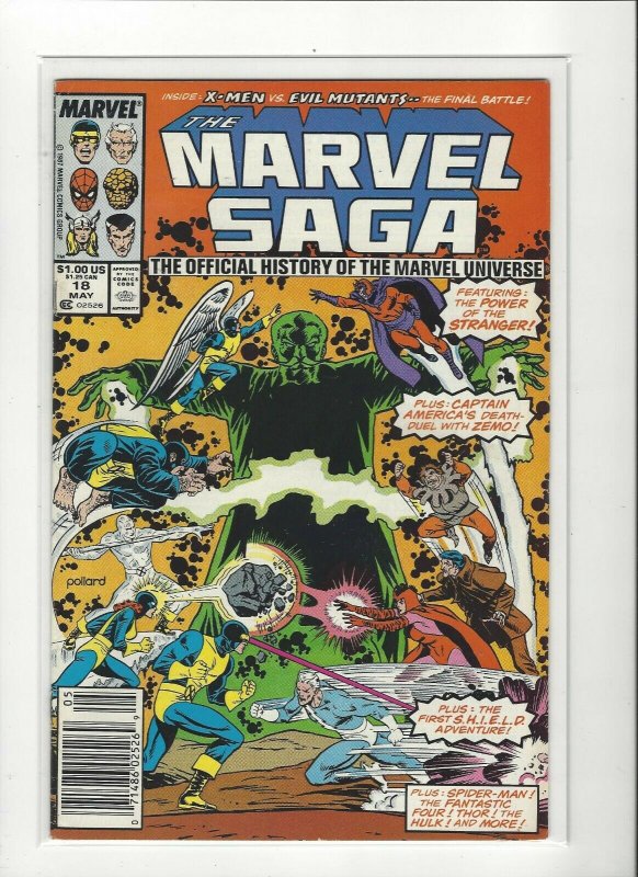 The Marvel Saga the Official History of the Marvel Universe #18 VF