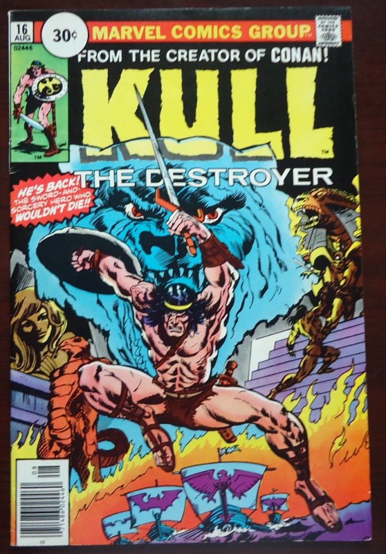 Kull the Destroyer #16 (1976) VERY GOOD  .30 Variant Cover Price