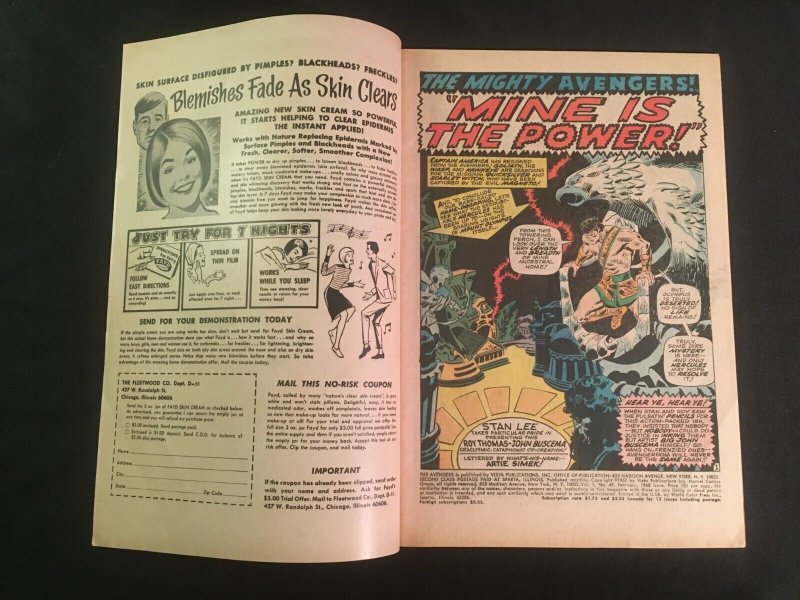 THE AVENGERS #49 VG Condition