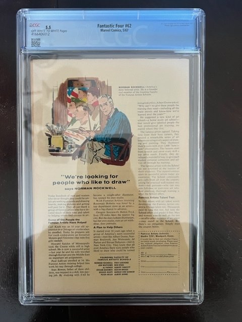 Fantastic Four #62 (1967) - CGC 5.5 - 1st Blastaar! KEY