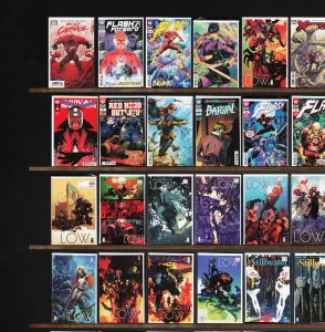 Huge Lot 150+ Comics with Low, X-Men, Nightwing, The Flash, Batman & More!