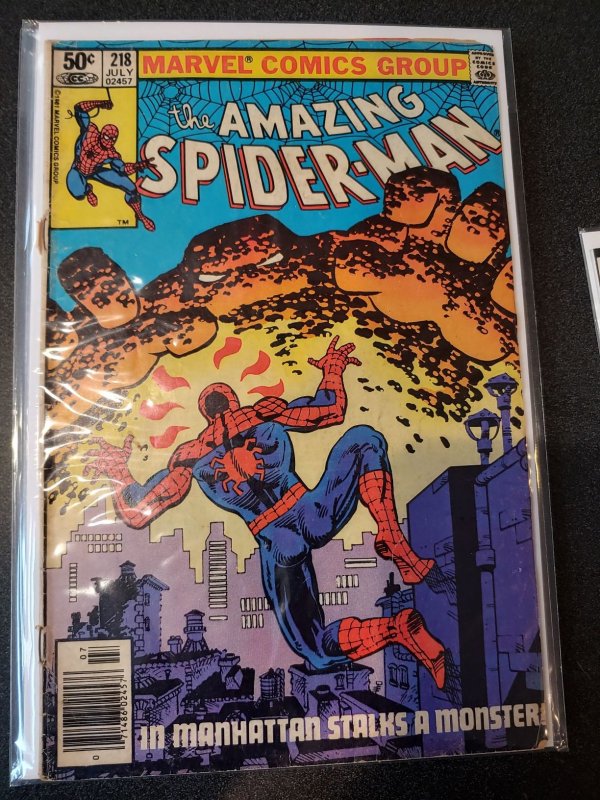 THE AMAZING SPIDER-MAN #218 VG+