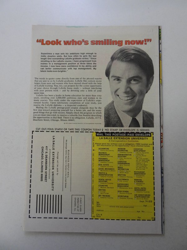 The Inhumans #4 (1976) VF condition price written on back cover