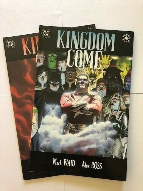 LOT OF 2-DC Graphic Novel KINGDOME COME #3 Direct Variant  VERY FINE+ (PF955)