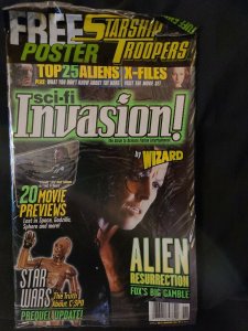 SCI-FI INVASION! Magazine by WIZARD, FALL 1997, ALIEN RESURRECTION Cover, SEALED