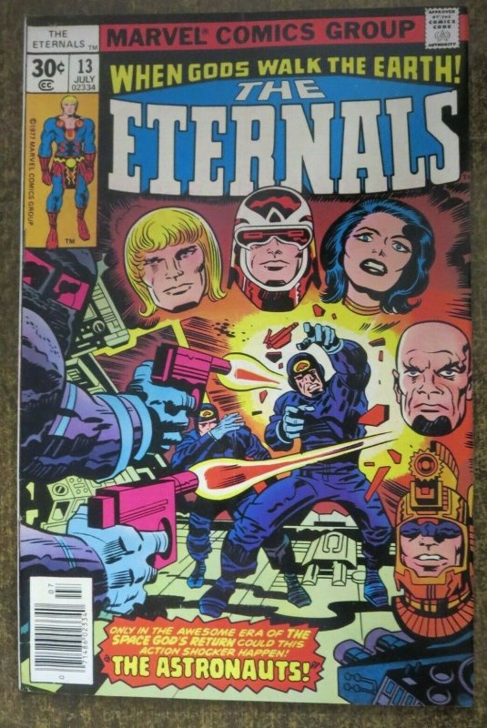 ETERNALS #13 (Marvel Comics,6/1977) FINE (F) First Gilgamesh! Sub. Crease
