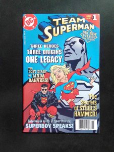 Team Superman Secret Files #1  DC Comics 1998 VF+ NEWSSTAND