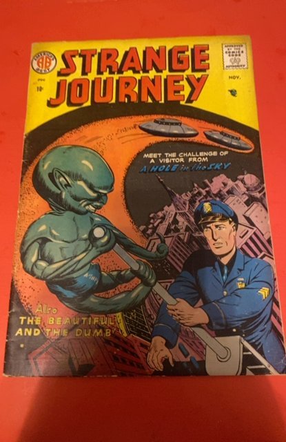 STRANGE JOURNEY 2  AJAX FARRELL FLYING SAUCER CVR SILVER AGE Mid Grade