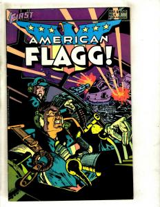 Lot Of 11 Comic Books Amerikan Flagg 2 3 4 5 American Flag 1 4 6 (2) 7 8 9 JF17