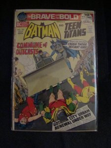 The Brave and the Bold #102 Teen Titans Nick Cardy, Jim Aparo & Neal Adams Art