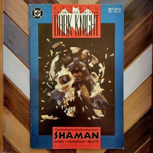 BATMAN: Legends of the Dark Knight #5 (DC Comics, 1990) Shaman Part 5 of 5
