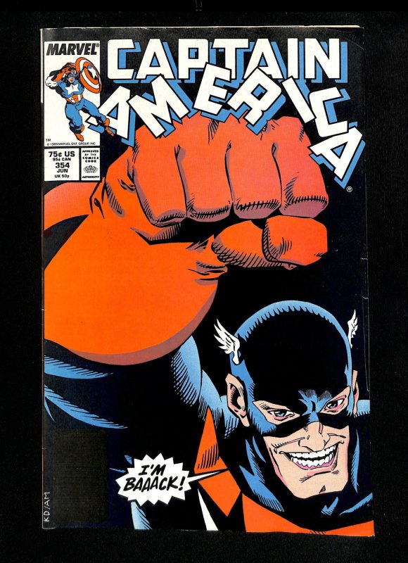 Captain America #354 1st US Agent! John Walker!