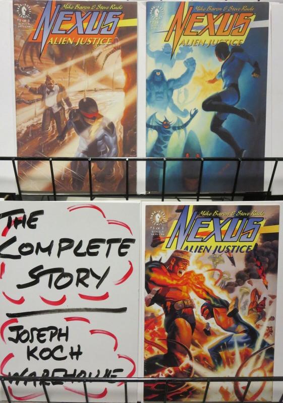 NEXUS ALIEN JUSTICE 1-3 Baron & Rude complete story