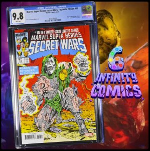 MARVEL SUPER HEROES SECRET WARS #10 CGC 9.8 ? FACSIMILE EDITION 2024 MIKE ZECK