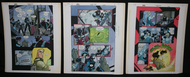 Suicide Squad #1 Complete 24 Page Story Color Guide Art - 2001 by John Kalisz