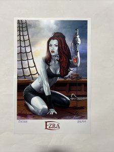 Greg Horn Signed Ezra Print 13.5x19.75 Arcana Convention Exclusive