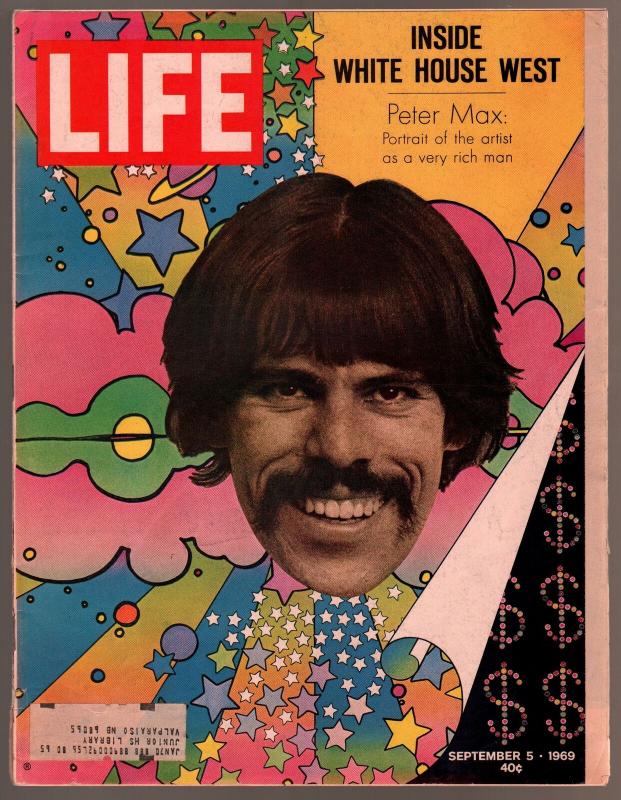 Life 9/5/1969-Peter Max-John D MacDonald-Save The Everglades-VG