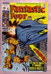 FANTASTIC FOUR #95 1970-THE THING-JACK KIRBY MARVEL ART VF/NM 