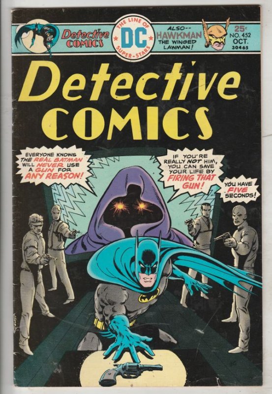 Detective Comics #452 (Oct-75) FN+ Mid-High-Grade Batman