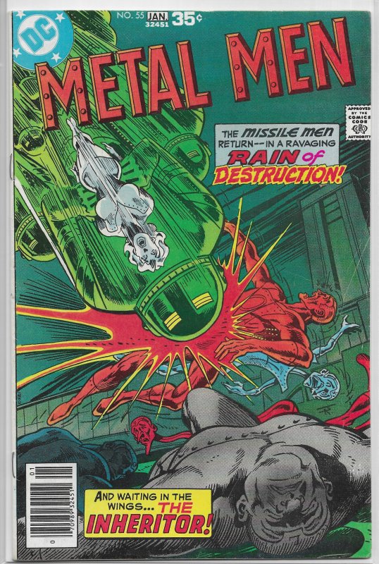 Metal Men (vol. 1, 1976) #55 VG Conway/Staton, Green Lantern, Missile Men