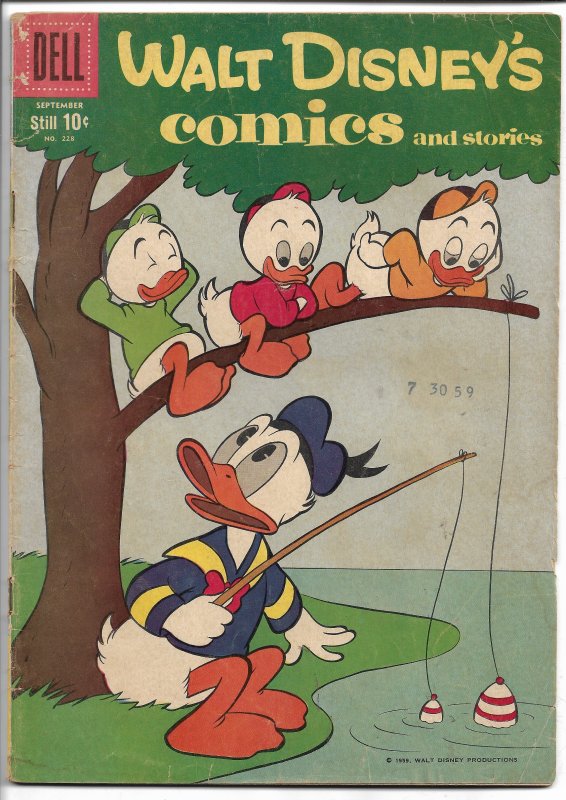 Walt Disney's Comics and Stories 228 Sept., 1959 (VG)