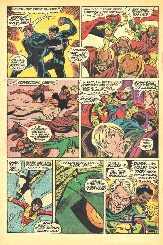 THE AVENGERS #74(Mar1970) 6.5 FN+ Roy Thomas! John Buscema! Rogue BLACK PANTHER!