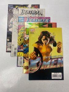 5 MARVEL comic books Deathlok #16 29 30 X-Men Prime Astonish X-Men #16 22 KM15