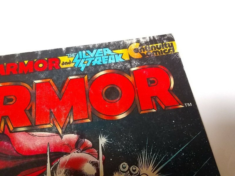 1985 ARMOR and Silver Streak 1 NEWSSTAND variant Red Logo VG