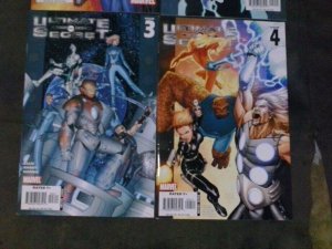 full set ultimate secret complete nick fury marvel comic book fantastic four lot