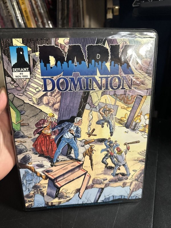 Dark Dominion #0 1993 Comic Book Defiant Trading Cards In Binder +