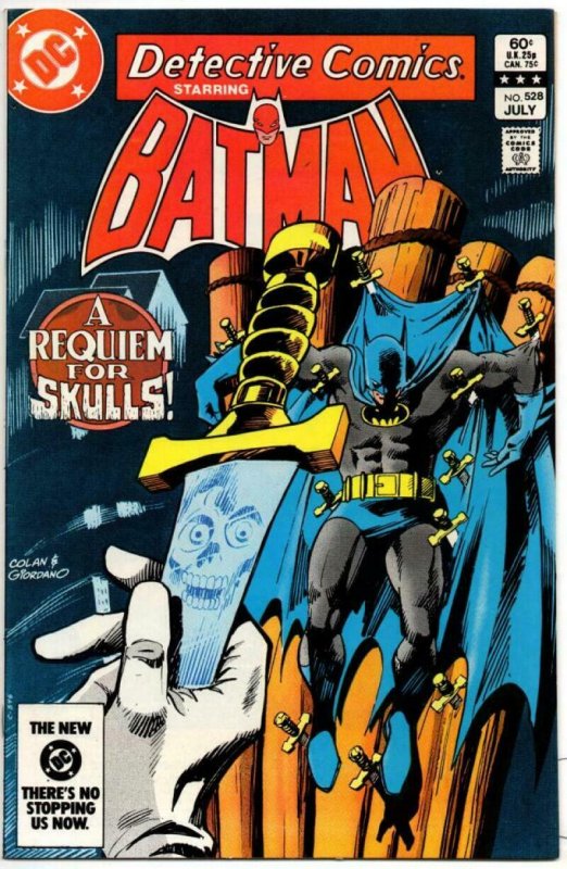 DETECTIVE #528, VF, Batman, Requiem for Skulls, 1937 1983, more BM in store