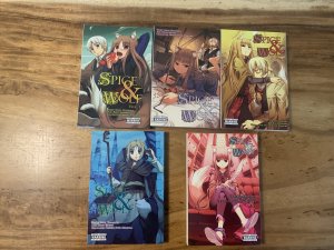 SPICE & WOLF VOL 1 - 10 MANGA, ISUNA HASEKURA / KOUME