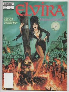 ELVIRA Mistress of the Dark #1 Magazine, VF/NM, Marvel, 1988, Joe Jusko