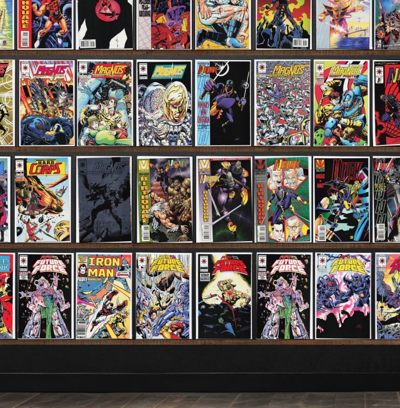Huge Lot 150+ Comics with Magnus Robot Fighter, Ninjak, Rai & More!